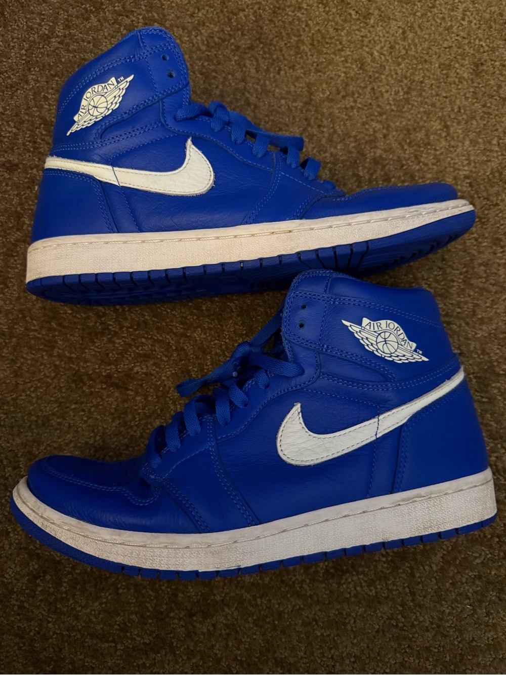 Nike Air Jordan 1 Mid - retro Blue / White